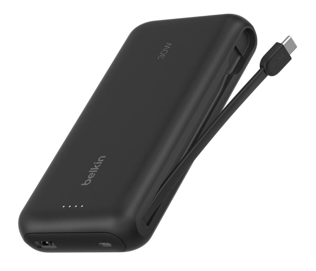 Belkin Powerbank 20 000 mAh, 30W, wbudowany kabel USB-C, USB-C, USB - 1363146 - zdjęcie 3